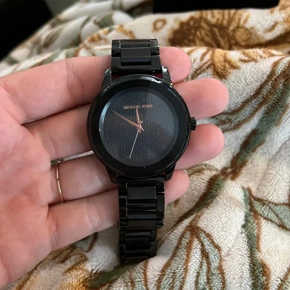 Accessories | Black Michael Kors Watch | Poshmark display picture 1